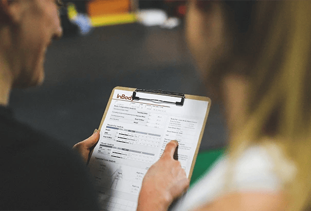 InBody composition analysis at CrossFit 517